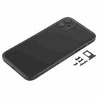 Back Housing Cover with Appearance Imitation of iP12 for iPhone 11(Black) - 2