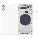 Back Housing Cover with Appearance Imitation of iP12 for iPhone 11(White) - 1