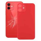 Easy Replacement Big Camera Hole Back Battery Cover for iPhone 12(Red) - 1