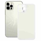 Easy Replacement Big Camera Hole Back Battery Cover for iPhone 12 Pro(White) - 1