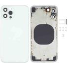 Back Housing Cover with Appearance Imitation of iP12 Pro for iPhone X(White) - 1