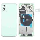 Battery Back Cover (with Side Keys & Card Tray & Power + Volume Flex Cable & Wireless Charging Module) for iPhone 12(Green) - 1