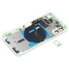 Battery Back Cover (with Side Keys & Card Tray & Power + Volume Flex Cable & Wireless Charging Module) for iPhone 12(Green) - 3