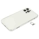 Battery Back Cover (with Side Keys & Card Tray & Power + Volume Flex Cable & Wireless Charging Module) for iPhone 12 Pro(White) - 2