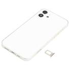Battery Back Cover Assembly (with Side Keys & Speaker Ringer Buzzer & Motor & Camera Lens & Card Tray & Power Button + Volume Button + Charging Port & Wireless Charging Module) for iPhone 12(White) - 2