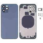 Back Housing Cover with Appearance Imitation of iP12 Pro for iPhone 11 Pro(Dark Blue) - 1