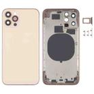 Back Housing Cover with Appearance Imitation of iP12 Pro for iPhone 11 Pro(Gold) - 1