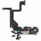 Original Charging Port Flex Cable for iPhone 13 Pro(Silver) - 1