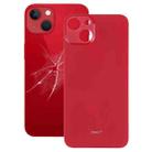 Easy Replacement Big Camera Hole Glass Back Battery Cover for iPhone 13(Red) - 1