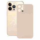 Easy Replacement Big Camera Hole Glass Back Battery Cover for iPhone 13 Pro Max(Gold) - 1