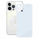 Easy Replacement Big Camera Hole Glass Back Battery Cover for iPhone 13 Pro Max(White) - 1