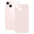 Easy Replacement Big Camera Hole Glass Back Battery Cover for iPhone 13 mini(Pink) - 1