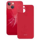 Easy Replacement Big Camera Hole Glass Back Battery Cover for iPhone 13 mini(Red) - 1