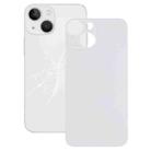 Easy Replacement Big Camera Hole Glass Back Battery Cover for iPhone 13 mini(White) - 1
