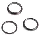 3 PCS Rear Camera Glass Lens Metal Outside Protector Hoop Ring for iPhone 13 Pro Max(Black) - 3