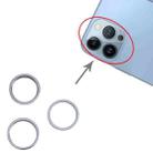 3 PCS Rear Camera Glass Lens Metal Outside Protector Hoop Ring for iPhone 13 Pro Max(Blue) - 4