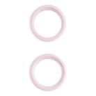 2 PCS Rear Camera Glass Lens Metal Outside Protector Hoop Ring for iPhone 13 mini(Gold) - 1