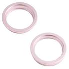 2 PCS Rear Camera Glass Lens Metal Outside Protector Hoop Ring for iPhone 13 mini(Gold) - 2