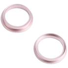 2 PCS Rear Camera Glass Lens Metal Outside Protector Hoop Ring for iPhone 13 mini(Gold) - 3