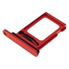 SIM+SIM Card Tray for iPhone 13 (Red) - 1