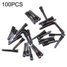 100 PCS Charging Port Screws for iPhone 13 mini (Black) - 1