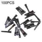 100 PCS Charging Port Screws for iPhone 13 Pro (Black) - 1