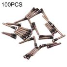 100 PCS Charging Port Screws for iPhone 13 Pro (Gold) - 1