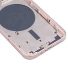 Back Housing Cover with SIM Card Tray & Side  Keys & Camera Lens for iPhone 13(Pink) - 5