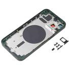 Back Housing Cover with SIM Card Tray & Side  Keys & Camera Lens for iPhone 13(Green) - 3