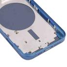 Back Housing Cover with SIM Card Tray & Side  Keys & Camera Lens for iPhone 13(Blue) - 5
