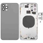 Back Cover with Appearance Imitation of iP13 Pro Max for iPhone 11 Pro Max(Gray) - 1