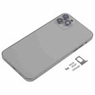 Back Cover with Appearance Imitation of iP13 Pro Max for iPhone 11 Pro Max(Gray) - 2