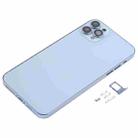 Back Cover with Appearance Imitation of iP13 Pro Max for iPhone 11 Pro Max(Blue) - 2