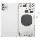 Back Cover with Appearance Imitation of iP13 Pro Max for iPhone 11 Pro Max(White) - 1