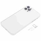 Back Cover with Appearance Imitation of iP13 Pro Max for iPhone 11 Pro Max(White) - 2