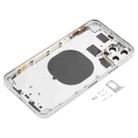 Back Cover with Appearance Imitation of iP13 Pro Max for iPhone 11 Pro Max(White) - 3