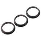 3 PCS Rear Camera Glass Lens Metal Protector Hoop Ring for iPhone 11 Pro & 11 Pro Max(Grey) - 3