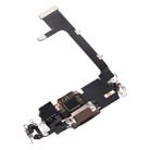 Charging Port Flex Cable for iPhone 11 Pro(Gold) - 4
