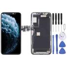 Original LCD Screen for iPhone 11 Pro Digitizer Full Assembly with Earpiece Speaker Flex Cable - 1