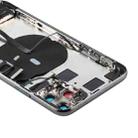 Battery Back Cover Assembly (with Side Keys & Power Button + Volume Button Flex Cable & Wireless Charging Module & Motor & Charging Port & Speaker Ringer Buzzer & Card Tray & Camera Lens Cover) for iPhone 11 Pro(Grey) - 4