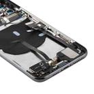 Battery Back Cover Assembly (with Side Keys & Power Button + Volume Button Flex Cable & Wireless Charging Module & Motor & Charging Port & Speaker Ringer Buzzer & Card Tray & Camera Lens Cover) for iPhone 11 Pro(Grey) - 5