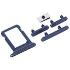 SIM Card Tray + Side Keys for iPhone 12 Mini(Blue) - 4