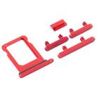 SIM Card Tray + Side Keys for iPhone 12 Mini(Red) - 3