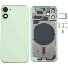 Back Housing Cover with SIM Card Tray & Side  Keys & Camera Lens for iPhone 12 mini(Green) - 1