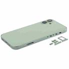 Back Housing Cover with SIM Card Tray & Side  Keys & Camera Lens for iPhone 12 mini(Green) - 2