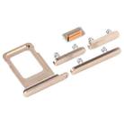 SIM Card Tray + Side Keys for iPhone 12 Pro Max(Gold) - 3