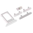 SIM Card Tray + Side Keys for iPhone 12 Pro Max(White) - 4