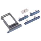SIM Card Tray + SIM Card Tray + Side Keys for iPhone 12 Pro Max(Blue) - 4