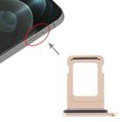 SIM Card Tray + SIM Card Tray for iPhone 12 Pro Max(Gold) - 1