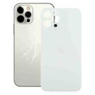 Easy Replacement Big Camera Hole Battery Back Cover for iPhone 12 Pro Max(White) - 1